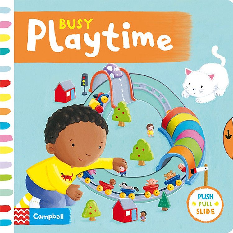 Sách Cambell Fush Full Slide Series: Busy Playtime