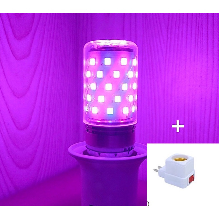 Đèn Led TIKTOK neon 16W đổi 3 màu siêu sáng siêu ảo tặng kèm đui đèn