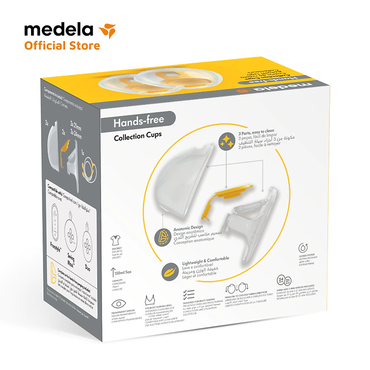 Mua Cúp hút sữa Medela Hands-free (2 chiếc) Chính hãng Giá rẻ - Hình ảnh 2