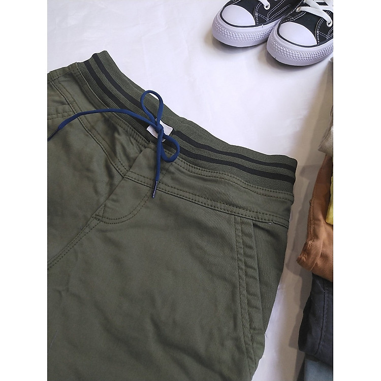 Quần Shorts Kaki nam lưng thun
