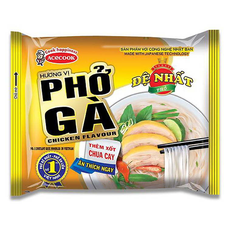 Phở Gói Đệ Nhất Phở Hương Vị Phở Gà Acecook (65g)