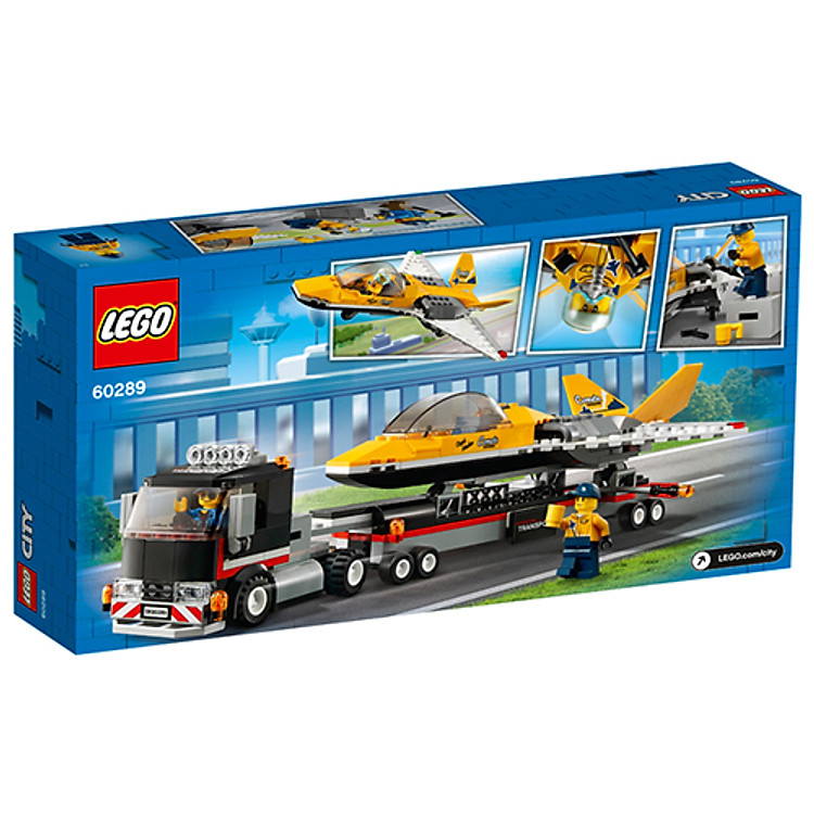 Đồ Chơi Lắp Ráp LEGO City Xe Vận Chuyển Máy Bay Phản Lực 60289 Cho Bé Trên 5 Tuổi