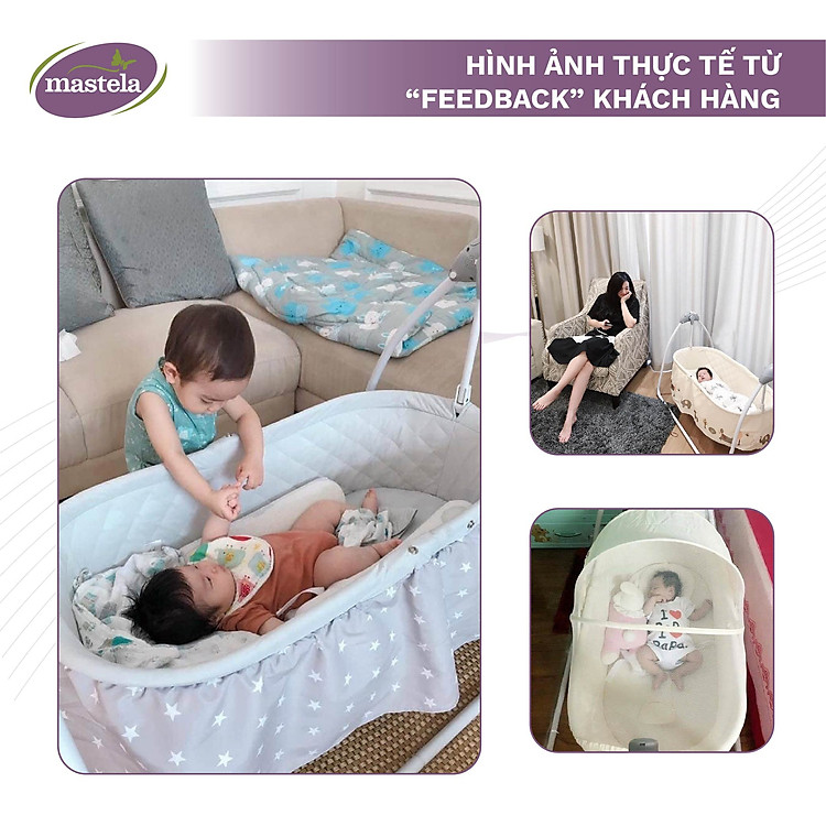 Nôi điện điều khiển từ xa Mastela Chính hãng Giá tốt - Hình ảnh 5