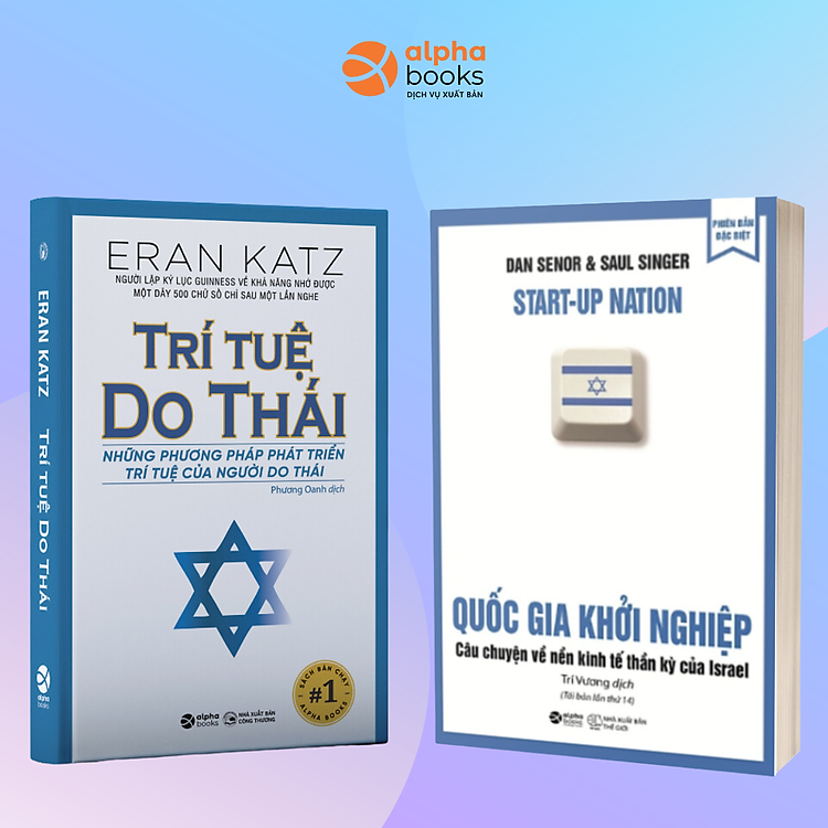 Combo Sách Về Người Do Thái - Trí Tuệ Do Thái và Quốc Gia Khởi Nghiệp (Tái Bản 2019) ( tặng kèm bookmark)