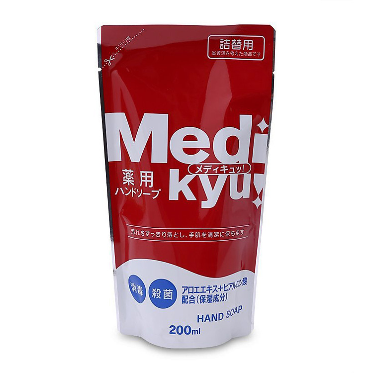 Dung dịch rửa tay Medi Kyu 200ml loại túi nội địa Nhật Bản