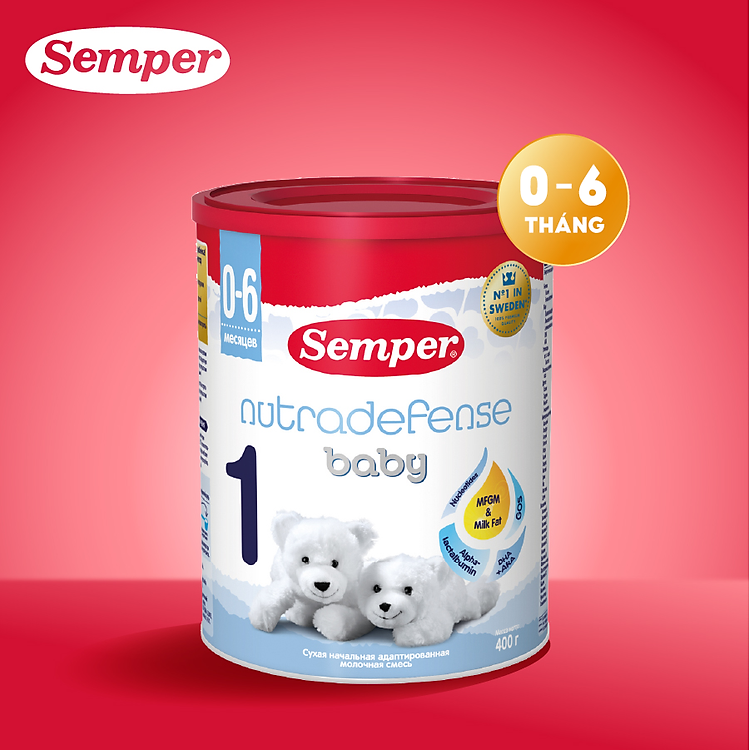 Chọn mua tại Shopee: Sữa bột Semper Nutradefense Baby 400g Tin cậy mua giá tốt nhất tại Shop Mall