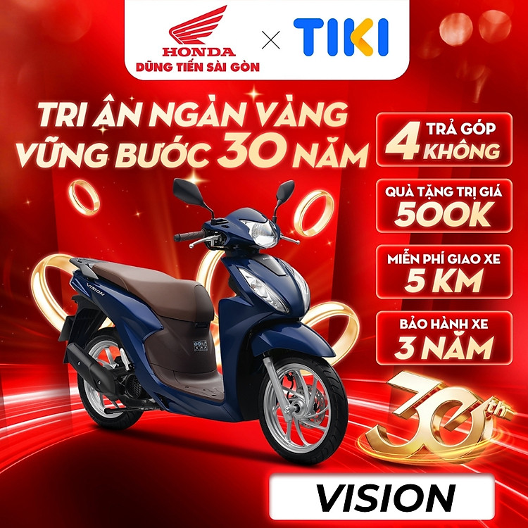 Xe Máy Honda Vision 2026 - Phiên Bản Cao Cấp