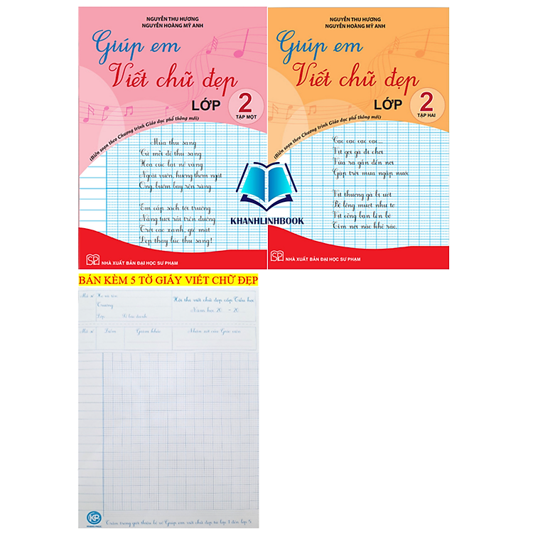 Combo Giúp Em Viết Chữ Đẹp Lớp 2 – Tập 1 + 2