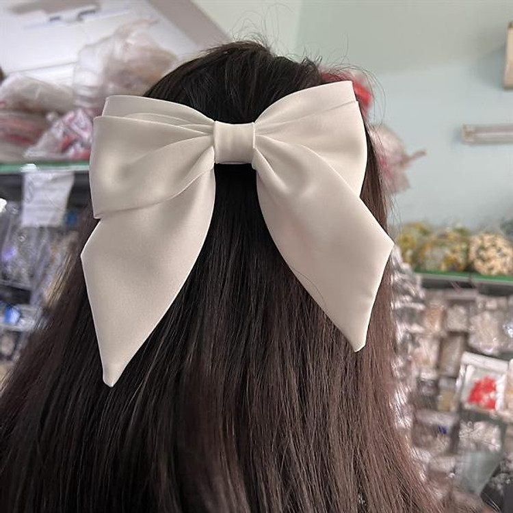 Nơ phi cao cấp cài tóc kèm kẹp Giangpkc