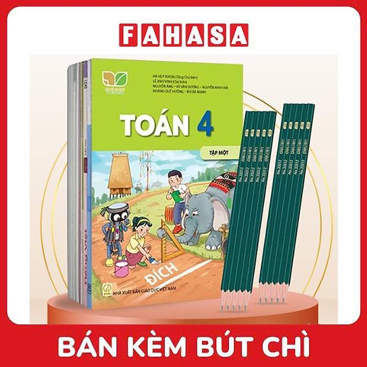 Sách Giáo Khoa Bộ Lớp 4 - Kết Nối - Sách Bài Học (Bộ 12 Cuốn) (Không Sử + Địa) (Chuẩn) - Kèm 10 Bút Chì