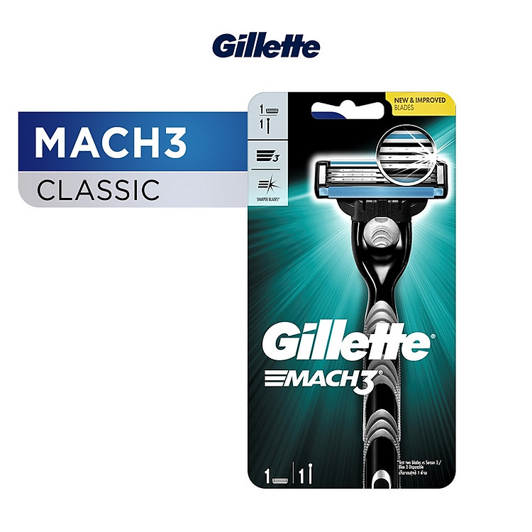 Dao Cạo Gillette Mach3 Classic - Vỉ 1S