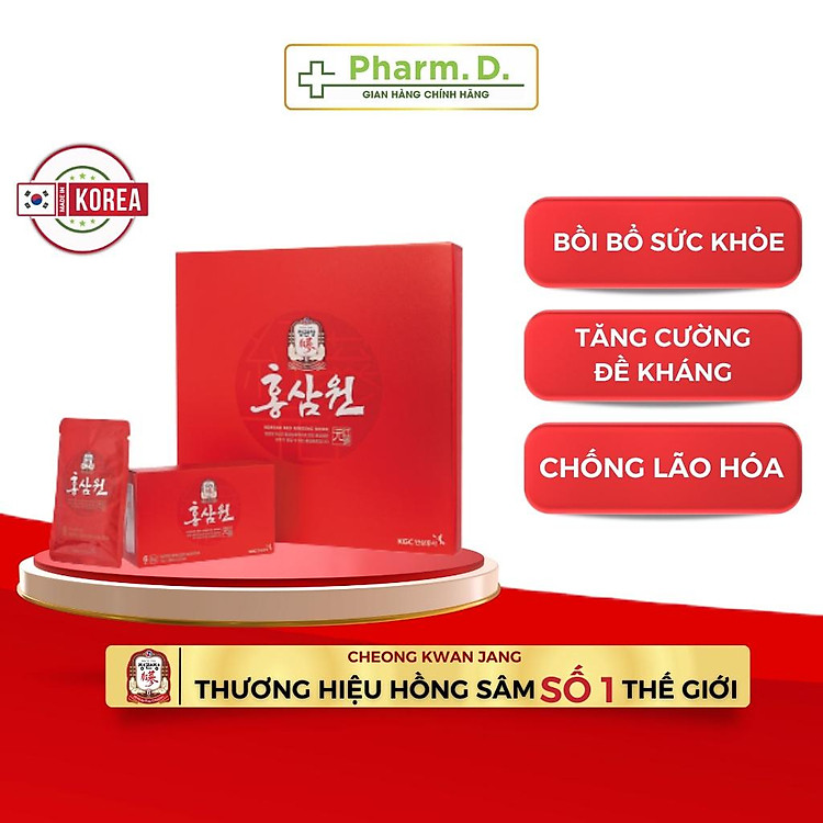 Nước Tăng Lực Hồng Sâm Won KGC Cheong Kwan Jang (70ml x 30 gói)