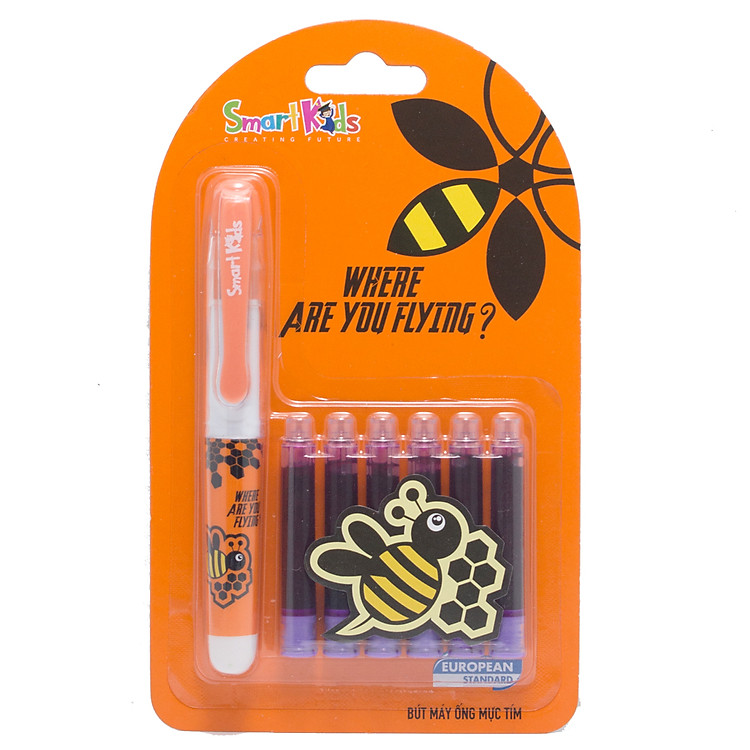 Bộ Bút Smartkids SK-CFP001 & 6 Ống Mực Tím Rời