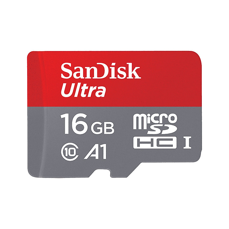 Thẻ nhớ MicroSD SanDisk Ultra Class10 A1 16GB 98Mb/s - Hàng chính hãng