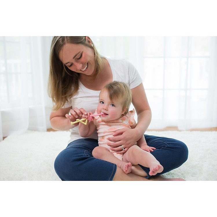 Bàn chải Dr.Brown's hình hồng hạc cho trẻ Chính hãng Ưu đãi - Hình ảnh 5