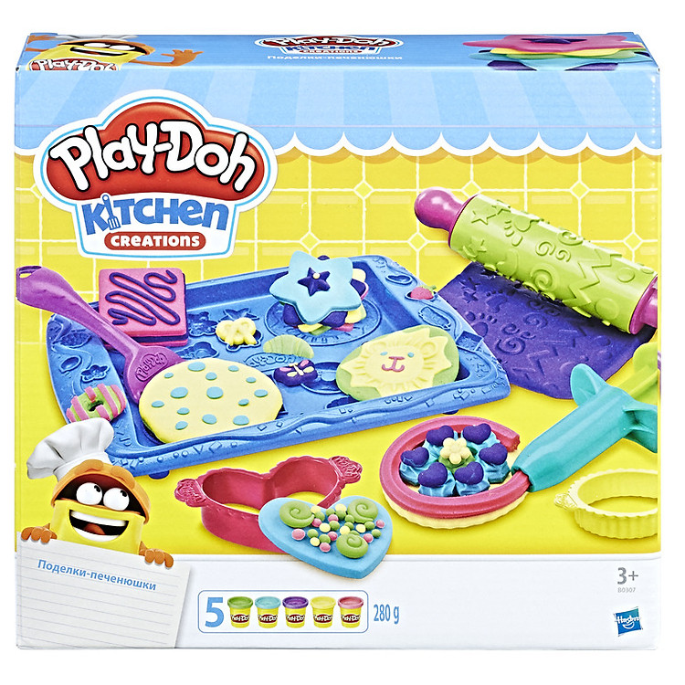Đồ chơi đất nặn làm bánh Cookie sáng tạo Play-Doh