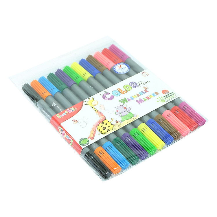 Hộp 12 Bút Lông Màu Rửa Được Smartkids SK-CPT2001
