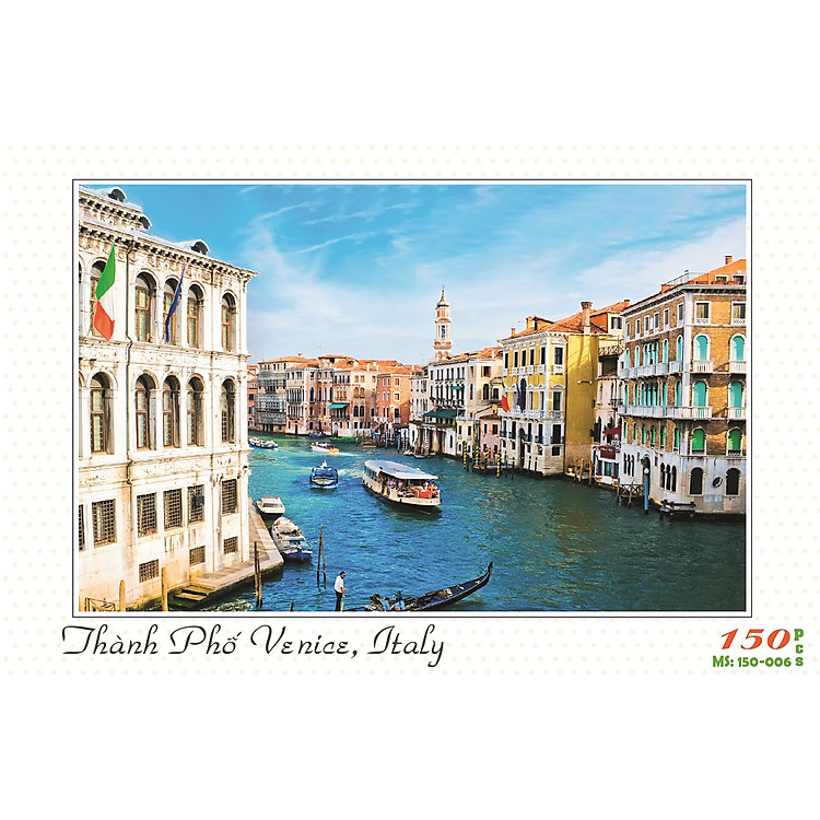 Bộ tranh xếp hình Venice 150 mảnh Chính hãng Ưu đãi - Hình ảnh 2
