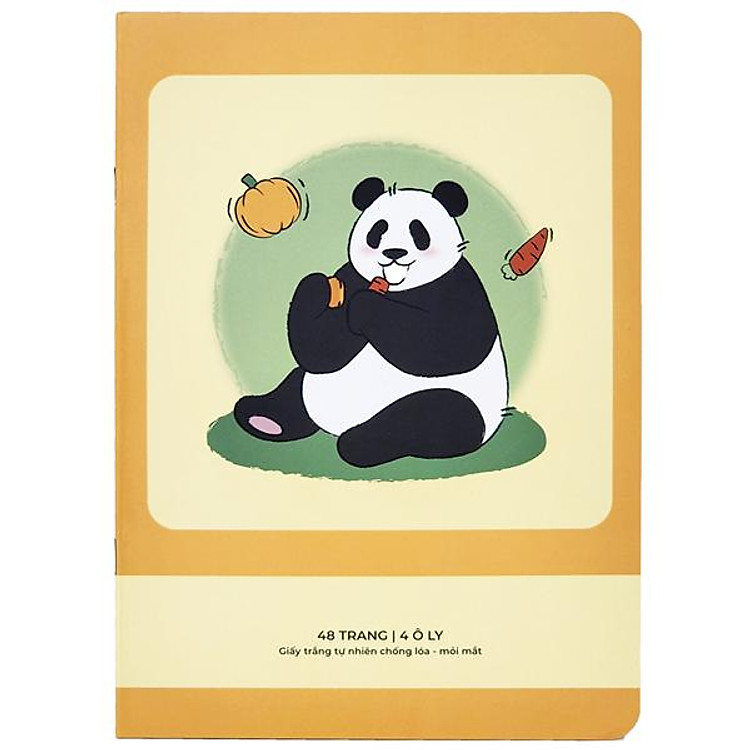 Tập Học Sinh Chống Lóa Fluffy Panda (48 trang)