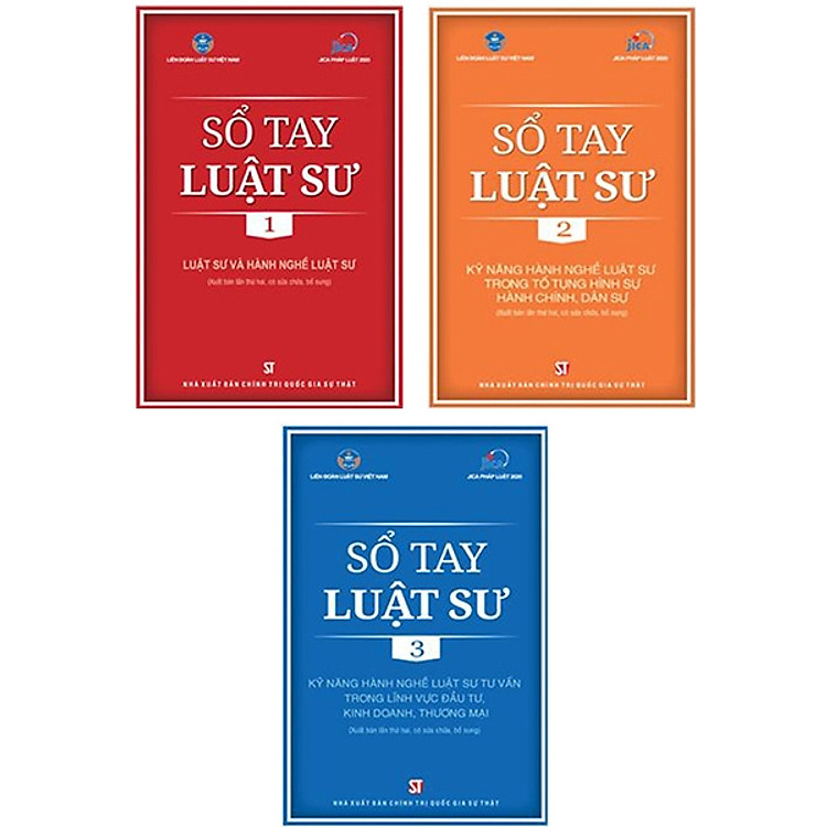 Bộ Sách Sổ Tay Luật Sư (Bộ 3 Tập)