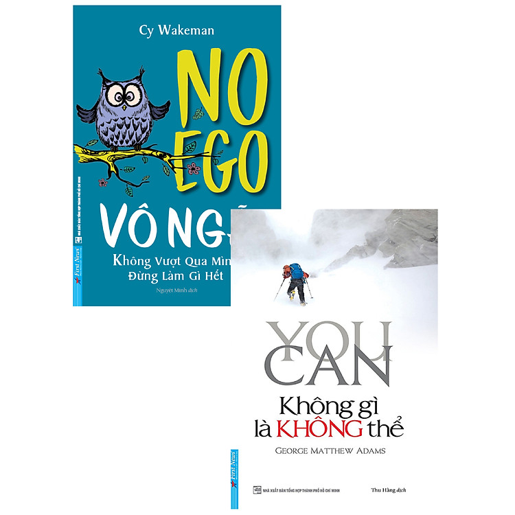 Combo Vô Ngã - Không Vượt Qua Mình Đừng Làm Gì Hết + You Can - Không Gì Là Không Thể (Bộ 2 Cuốn) _FN