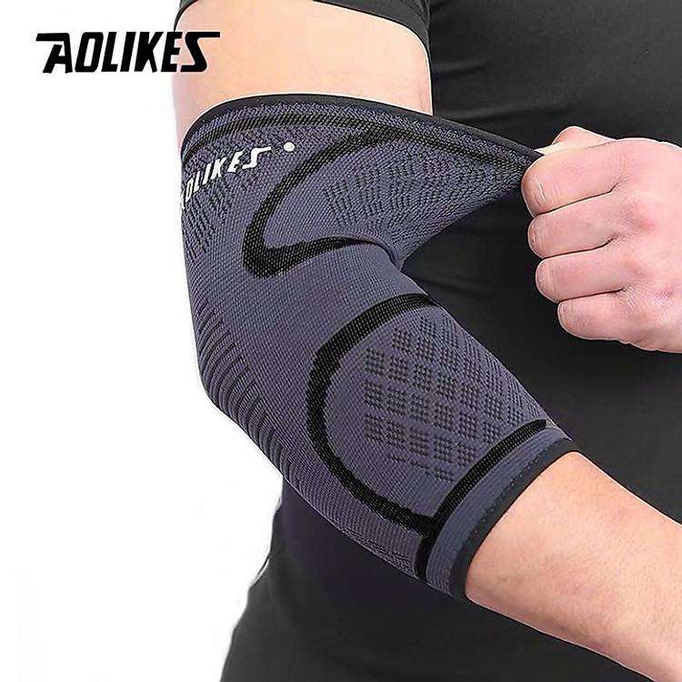 Băng bảo vệ khuỷu tay AOLIKES 7547 co dãn đàn hồi sport elbow support