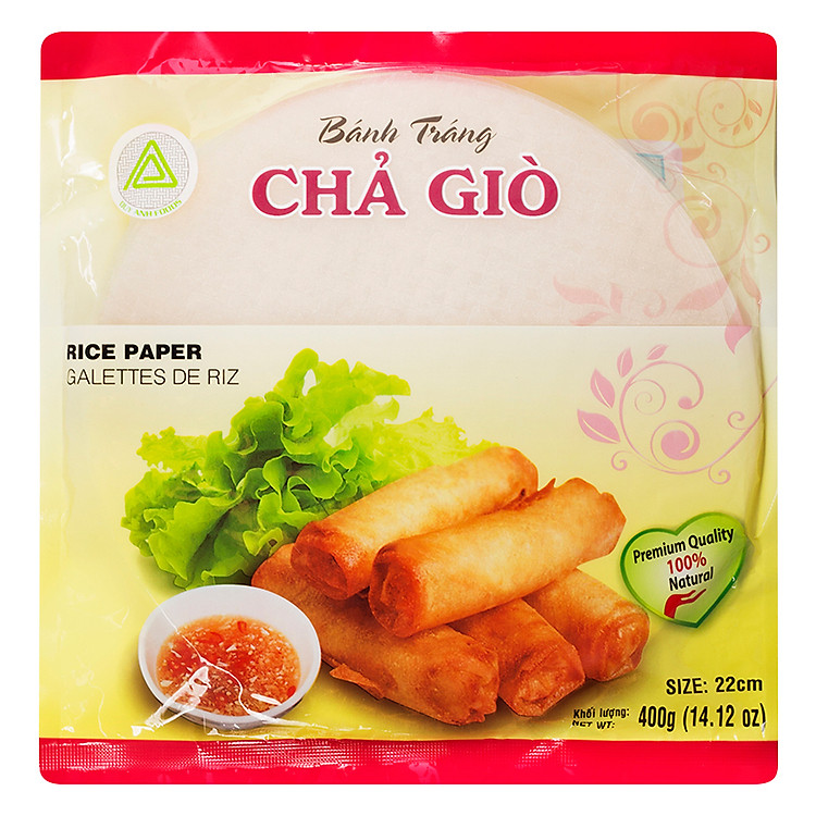 Bánh Tráng Chả Giò 22cm Tròn Duy Anh Foods