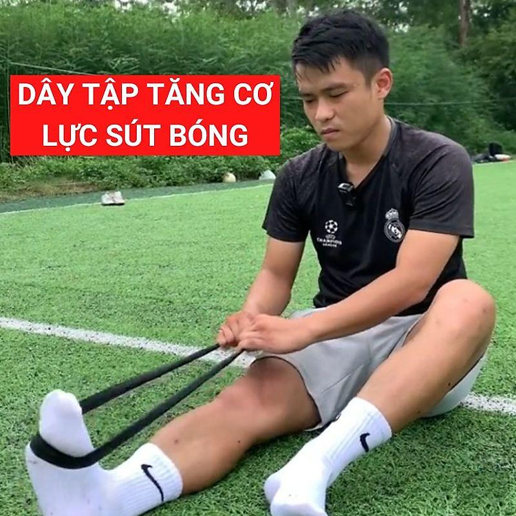 Bộ 5 Dây kháng lực bóng đá tập chân, tăng cơ lực sút cổ chân đá bóng - Chinh hãng dododios