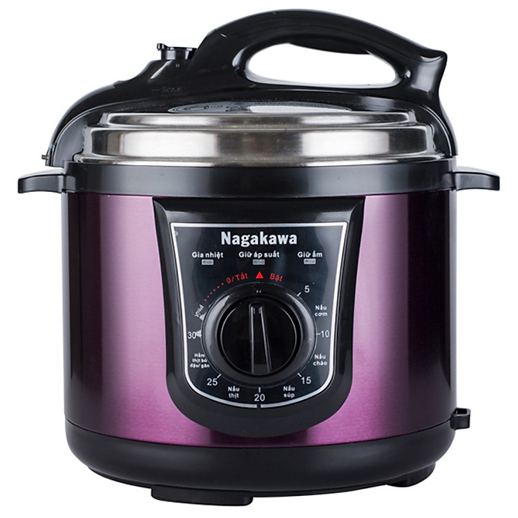 Nồi Áp Suất Đa Năng Nagakawa NAG0203 (5.0 Lít) - Hàng Chính Hãng