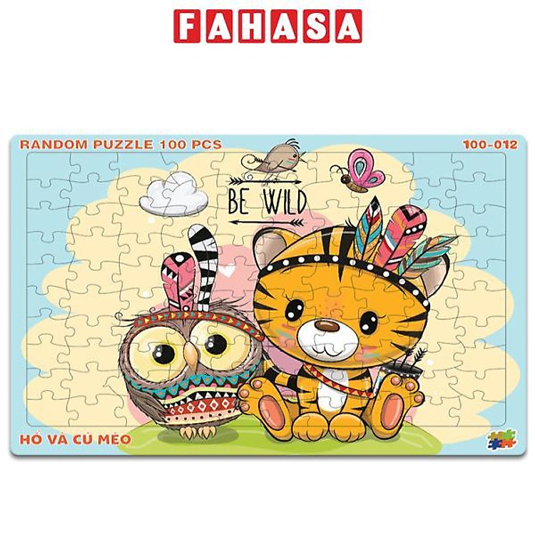 Mua Tranh Xếp Hình A3 100 Mảnh – Hổ Chính hãng Giá rẻ