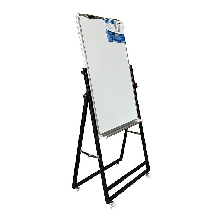 Bảng Flipchart sơn tĩnh điện màu đen 60x100cm (mặt bảng trắng) - Ảnh 2