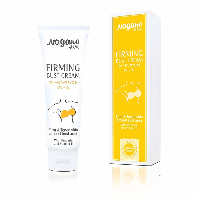 Kem Nâng Nở Ngực Nagano Japan 100ml - Firming Bust Cream - Kem giúp nỡ ngực một cách tự nhiên, định hình khuôn ngực nở nang, săn chắc.