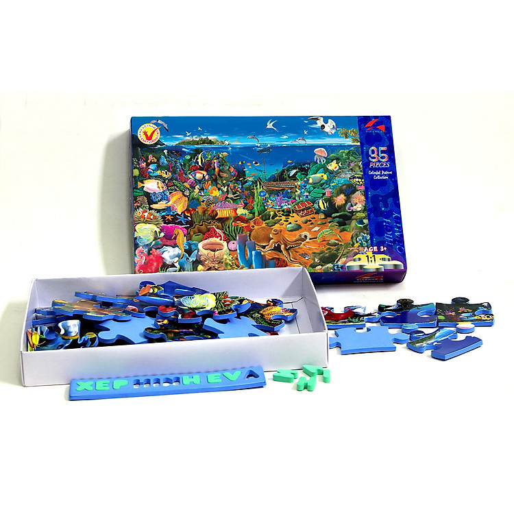 Mua Tranh xếp hình Tia Sáng - Đại dương Chính hãng Tiết kiệm - Hình ảnh 2