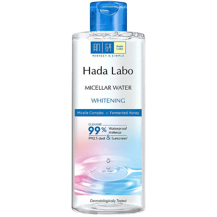 Nước tẩy trang sạch sâu dưỡng trắng Hada Labo Micellar Water Whitening 240ml