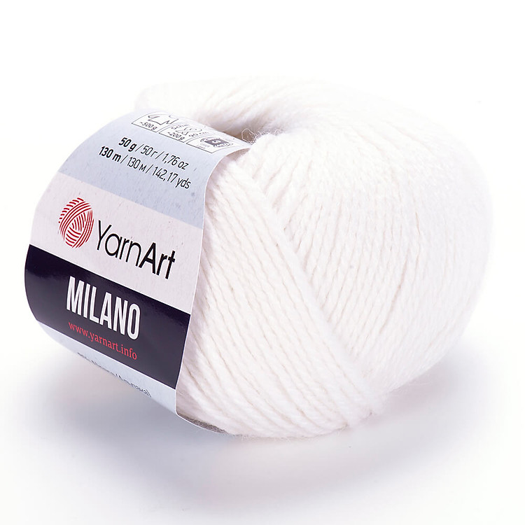 Len ấm Milano nhập khẩu từ Yarnart, đan móc áo, nón, khăn