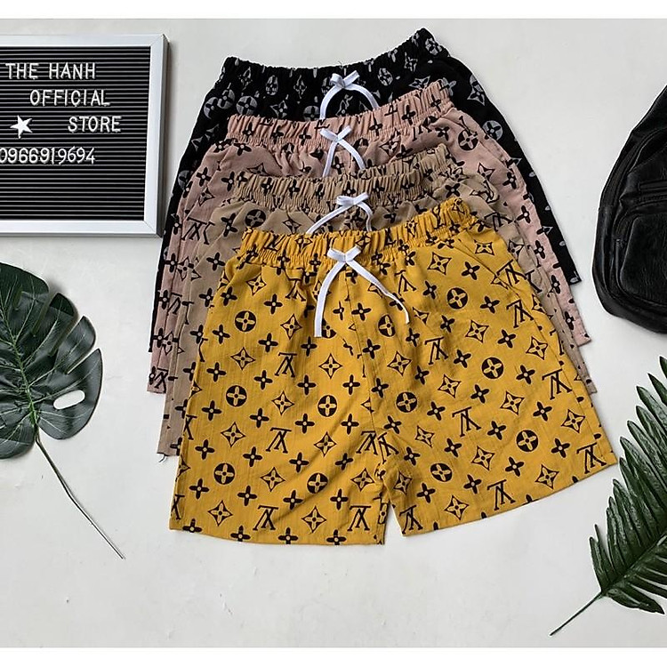 Quần đùi nữ mặc nhà FREESHIP Quần short đũi nữ hình LVv