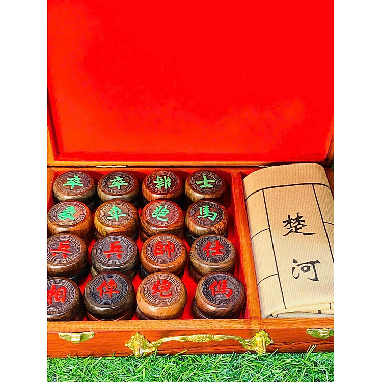 Combo bàn cờ tướng gỗ hương Chính hãng Giá rẻ - Hình ảnh 2