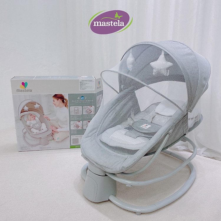 Nôi ru ngủ và ghế ăn dặm Mastela Chính hãng Giá tốt - Hình ảnh 3