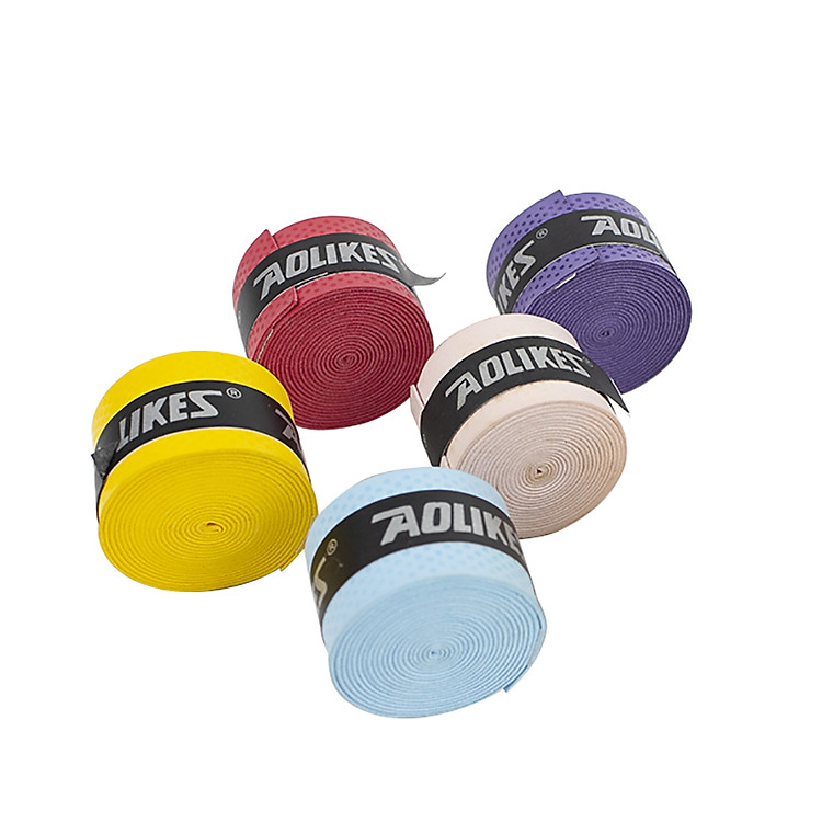 Combo 5 cuộn cuốn cán vợt tennis, cầu lông chính hãng Aolikes AL0009
