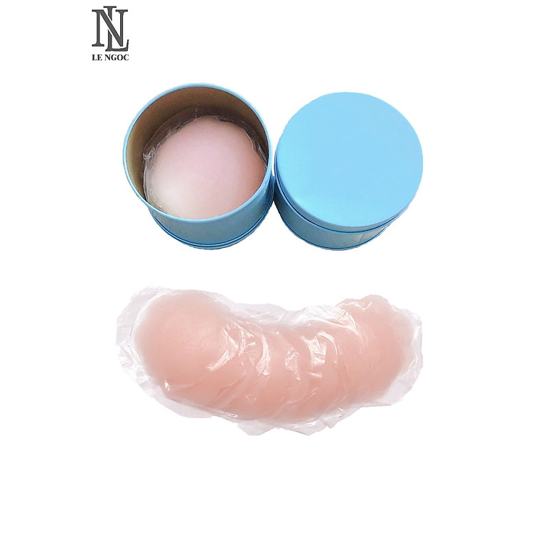 Hộp 5 miếng dán ngực silicon hoa mai thời trang dành cho nữ- Lê Ngọc Fashion