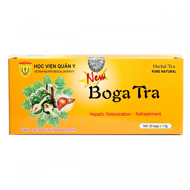 Trà bổ gan Bogatra Học Viện Quân Y 20 gói