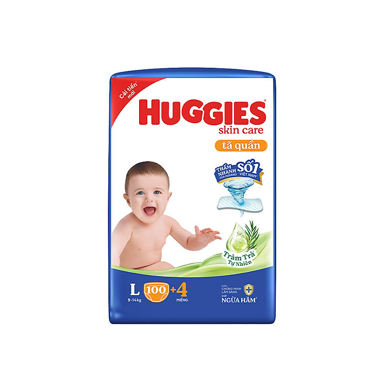 Tã quần Huggies Skin Care Mega Jumbo Ưu đãi - Hình ảnh 3
