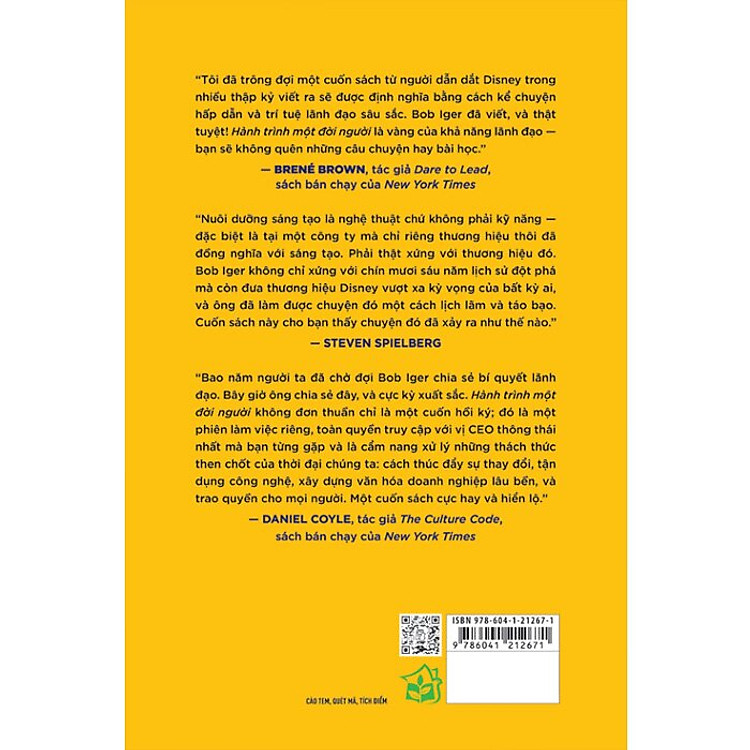 Hành Trình Một Đời Người - Những Đúc Kết Từ 15 Năm Ở Vị Trí CEO Công Ty Walt Disney - Ảnh 4