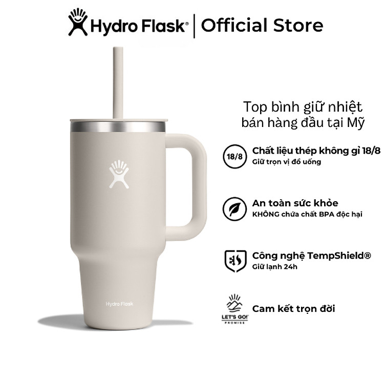 Bình giữ nhiệt Hydro Flask 32 oz All Around Travel Tumbler có kèm ống hút - Hàng chính hãng(Season 2024)