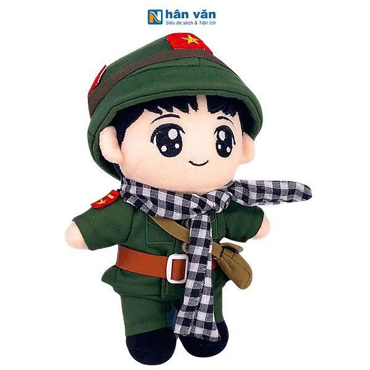 Gấu Bông Chiến Sĩ Yêu Nước Từ 23 - 25 cm - A80 Dấu Ấn Độc Lập