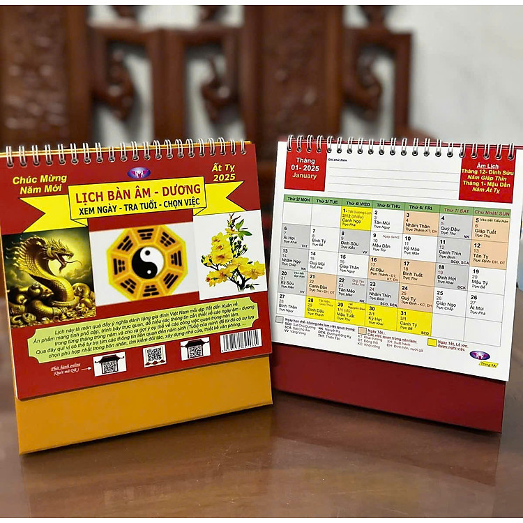 Lịch Bàn Âm – Dương 2025
