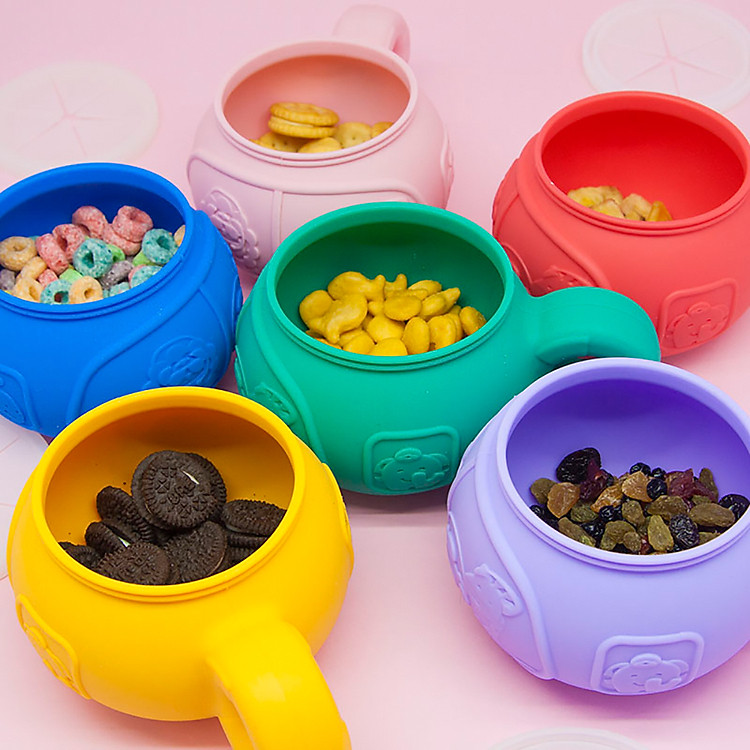 Mua Hũ đựng bánh ăn dặm silicon cho bé Chính hãng Tiết kiệm - Hình ảnh 5