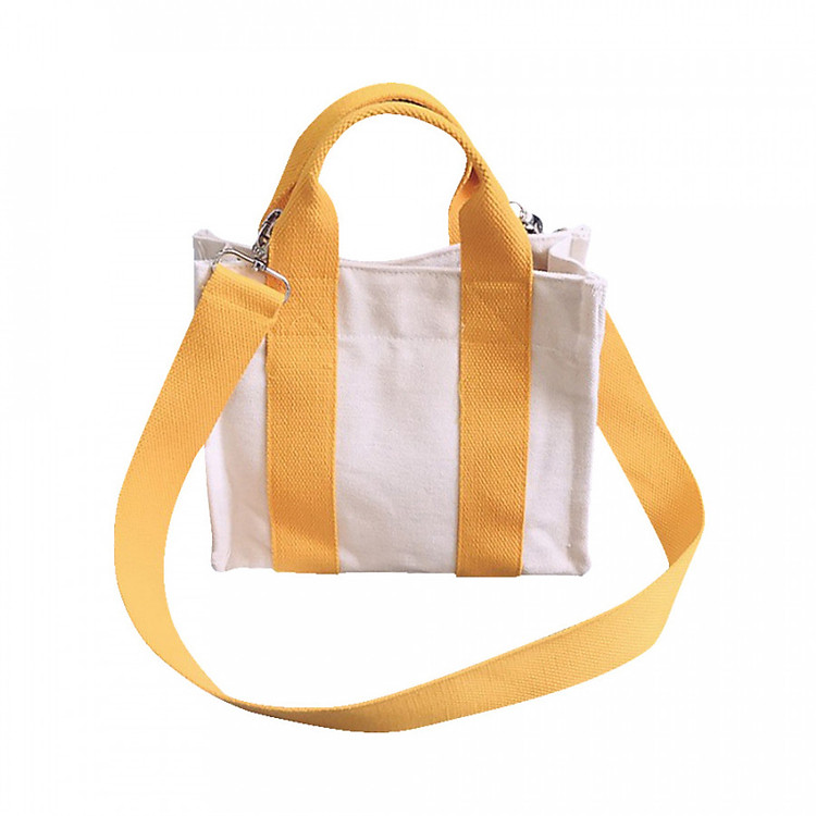 Túi Xách Canvas Nữ Trang Trí Sọc