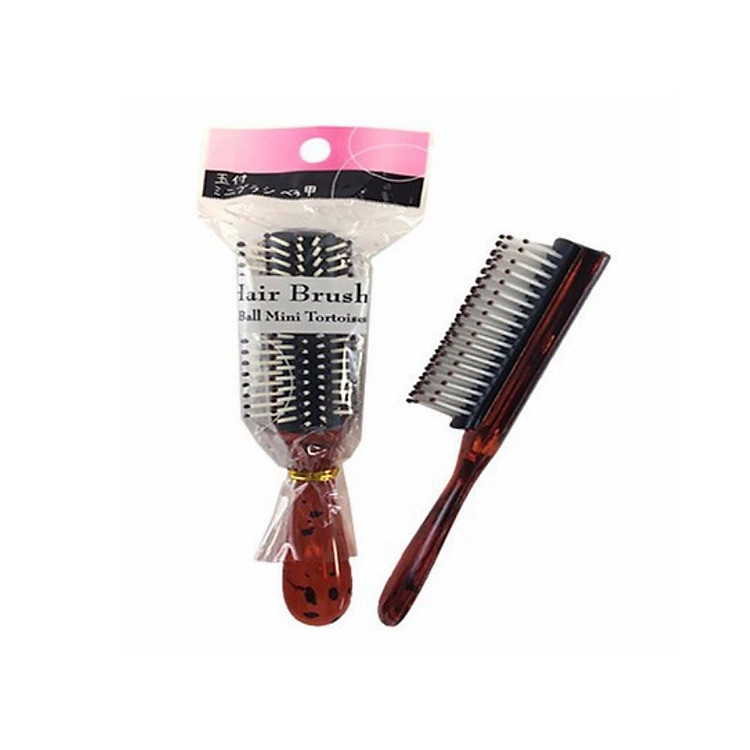 Lược chải tóc đầu tròn mini bỏ túi tiện lợi (1 cái)