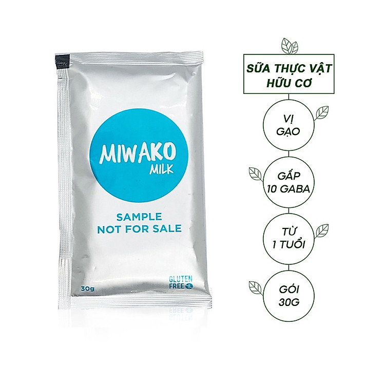 Nơi mua Sữa Hạt Hữu Cơ MIWAKO Vị Gạo 30g Ưu đãi - Hình ảnh 2